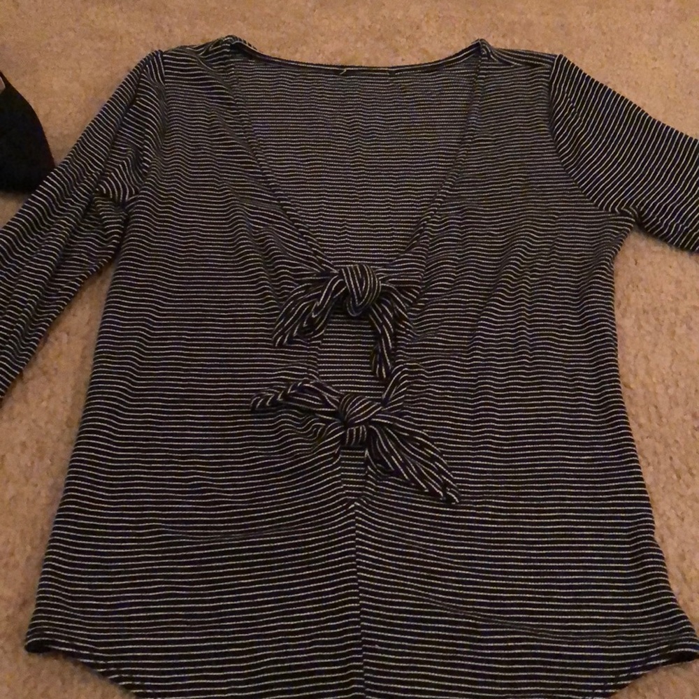 Stripe body suit... reversible if you chose